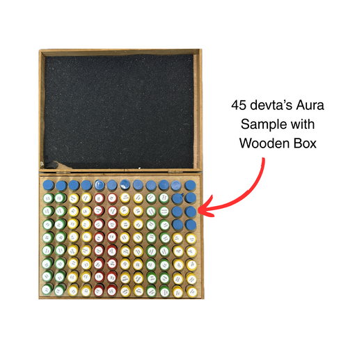 45 Devta's Aura Samples with Wooden Box