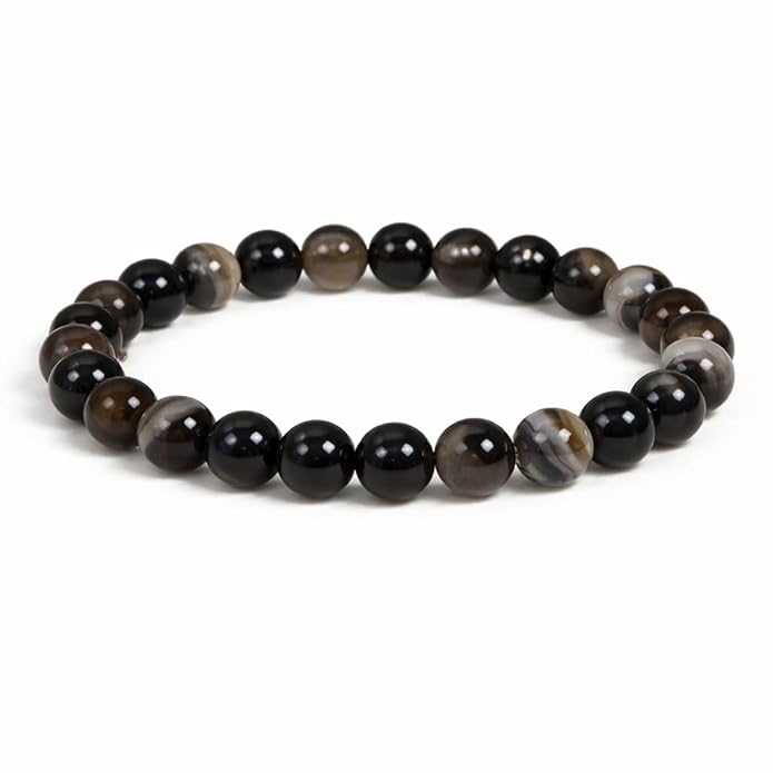 Black Banded Agate Bracelet